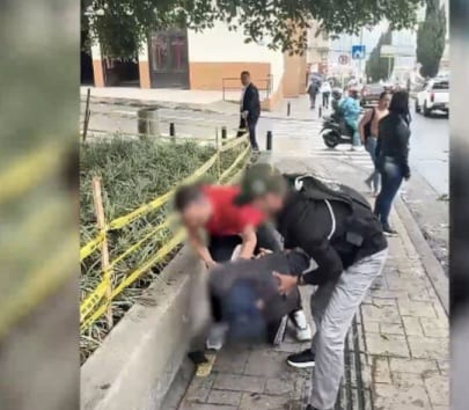 Momento de la captura.