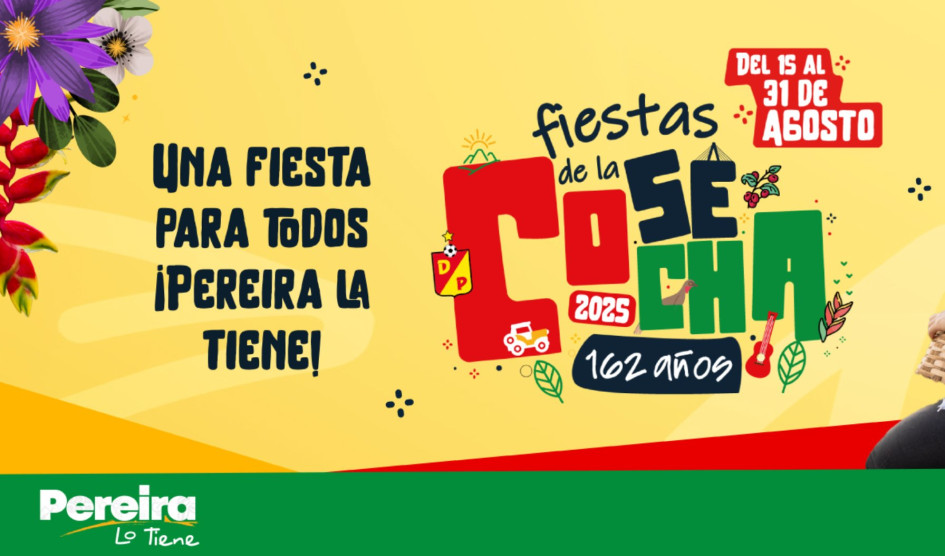 A falta de programación oficial la Alcaldía de Periera anunció a los artistas confirmados para Las Fiestas de la Cosecha 2025: Vallenato, salsa, despecho y merengue son los géneros más destacados