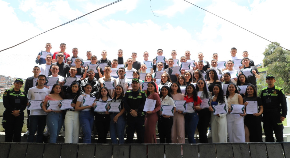 Los 58 auxiliares de la Policía prestaron su servicio militar en distintos municipios de Caldas.