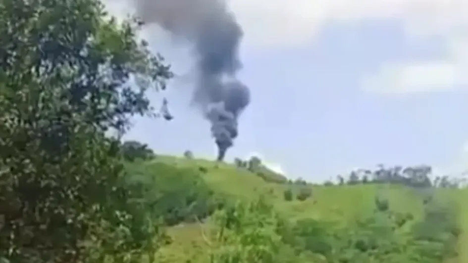 Atacan un helicóptero de la Policía en Antioquia: al menos un muerto y dos heridos