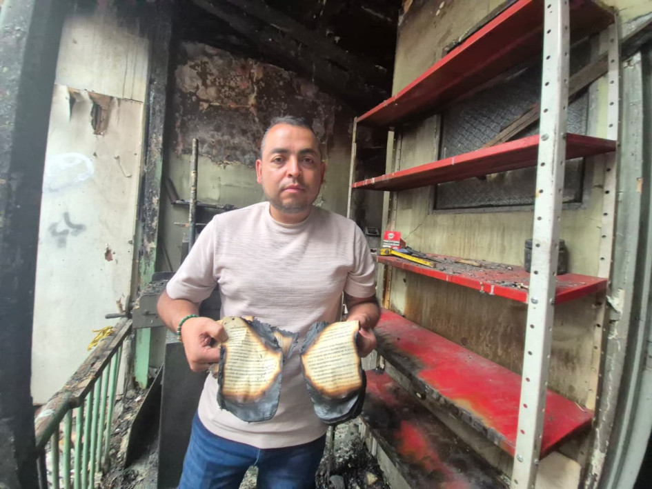 Diego Giraldo, librería La Eneida