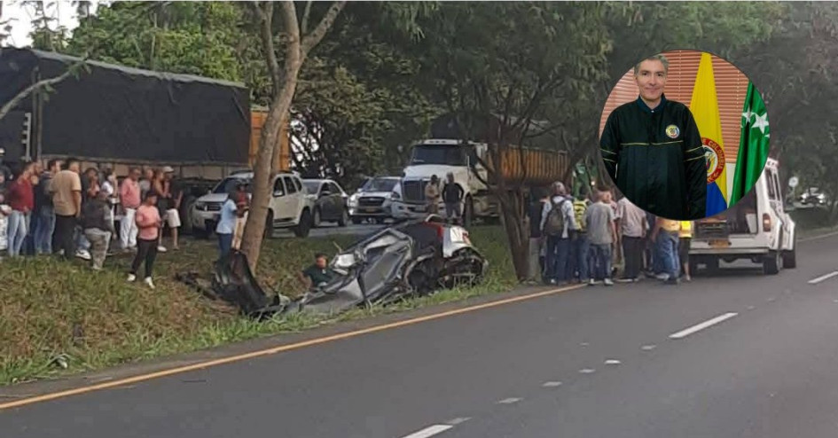 Amigos y colegas despiden al magistrado Julian Rivera Loaiza que falleció en un accidente de tránsito en Palmira, Valle del Cauca.