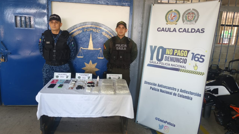 El operativo se llevó a cabo en dos patios de la cárcel Doña Juana, reconocida por el alto flujo de llamadas extorsivas.