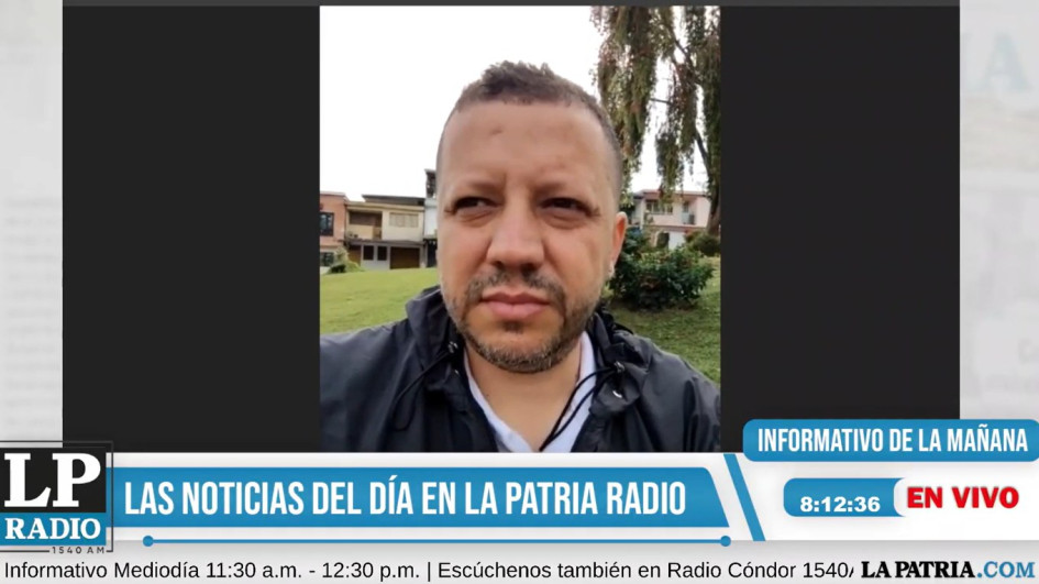 Raúl Gaviria, docente de Pácora y autor del libro de poesía El jardín de los adioses. 