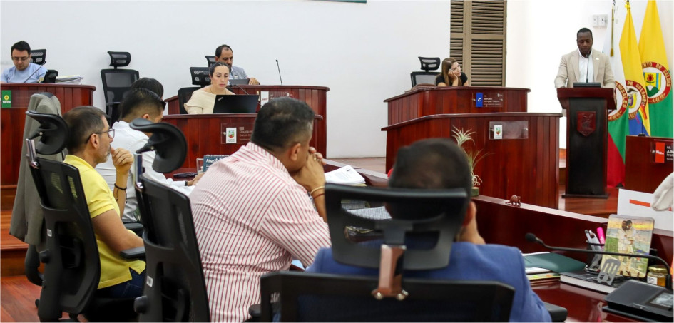 Manuel González, secretario Privado de Manizales, clausuró las sesiones al ser designado alcalde encargado.