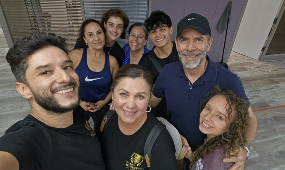 Wilderman junto a su grupo