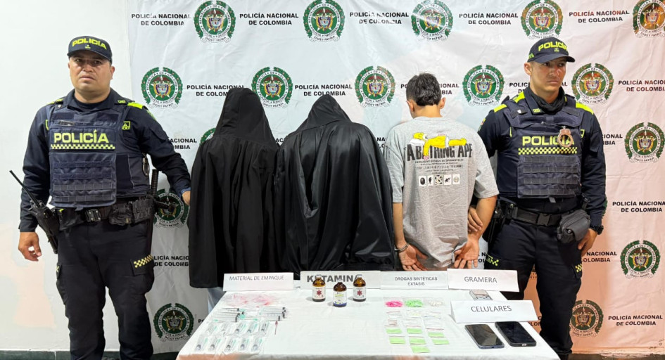 3 de los 4 detenidos por las autoridades.