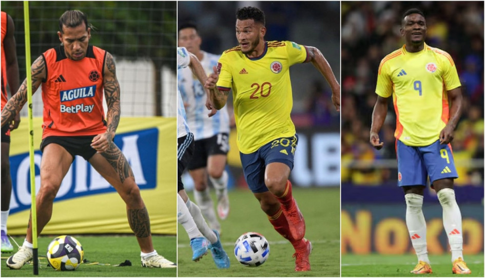 Dayro Moreno ha hecho 23 goles este año, Luis Suárez lleva 18 y Jhon Córdoba, 9. ¿Cuál será el titular elegido por Néstor Lorenzo para los partidos de la selección Colombia ante Bolivia y Venezuela?