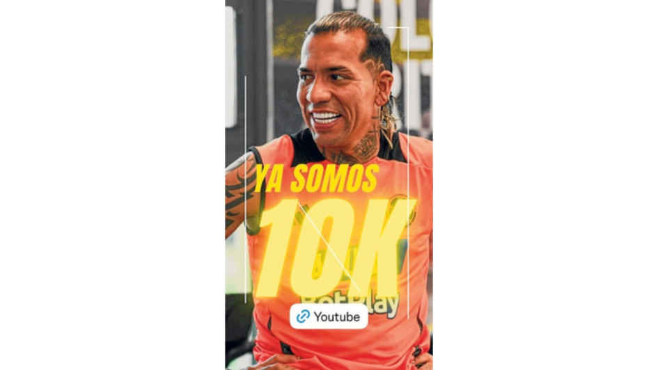 Dayro Moreno, jugador del Once Caldas, lanzó hace pocos días su canal de Youtube, en el que sube variado contenido.