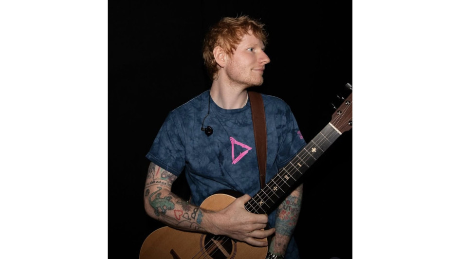 El cantante británico Ed Sheeran.
