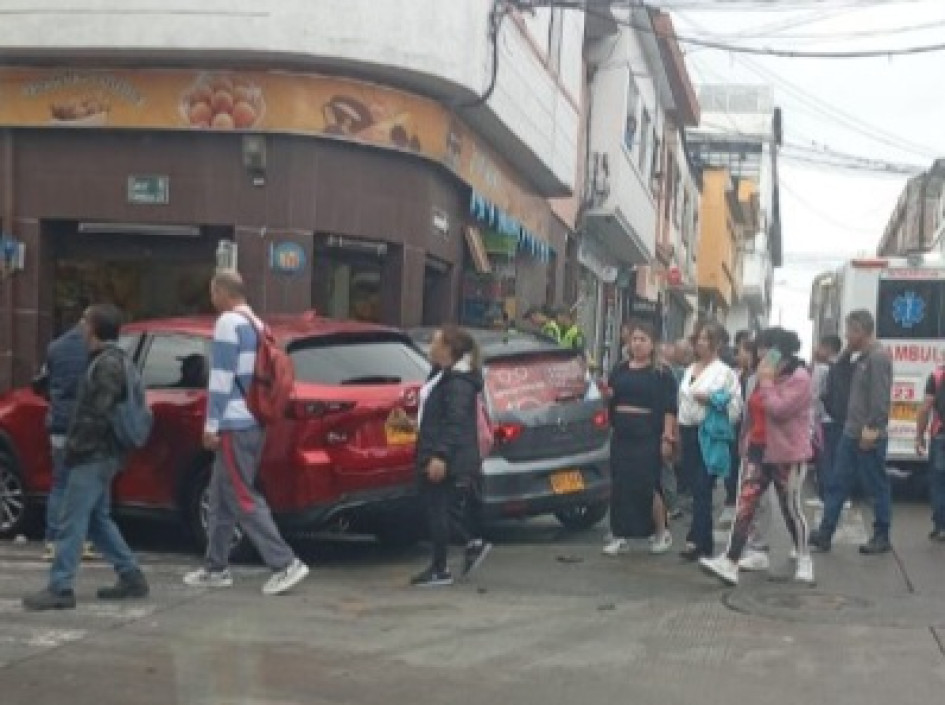 El accidente de este jueves.