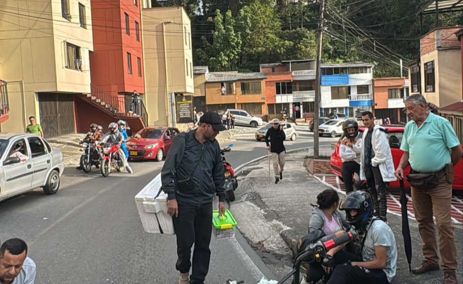 Accidente con 3 lesionados.