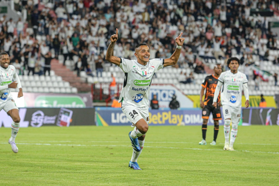 El central manizaleño Jorge Cardona anotó el gol con el que el Once Caldas venció 1-0 a Envigado por la Liga.