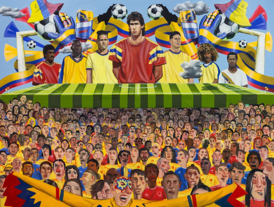 Pintura de manizaleño se exhibe en televisores de todo el mundo gracias a Samsung