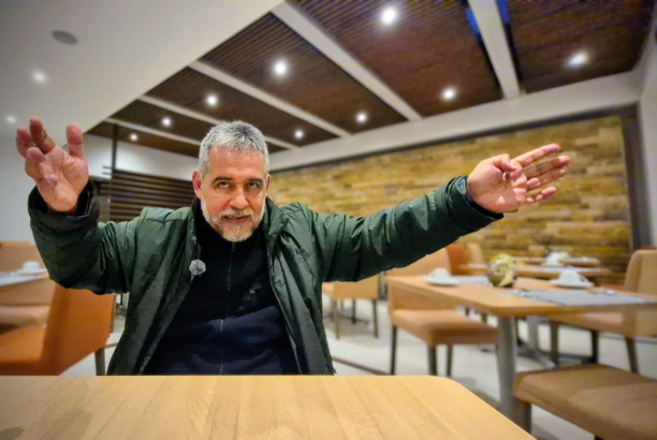 Mario Mendoza participó en la Feria del Libro de Manizales.