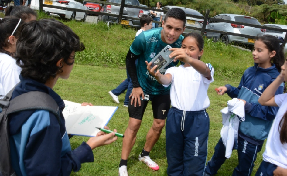 Mateo García, figura del Once Caldas en la temporada, para la Copa Sudamericana, la Liga BetPlay y la Copa BetPlay.