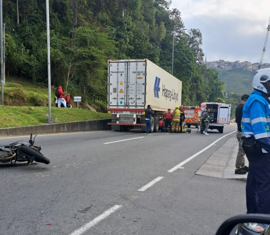 Sitio del accidente.