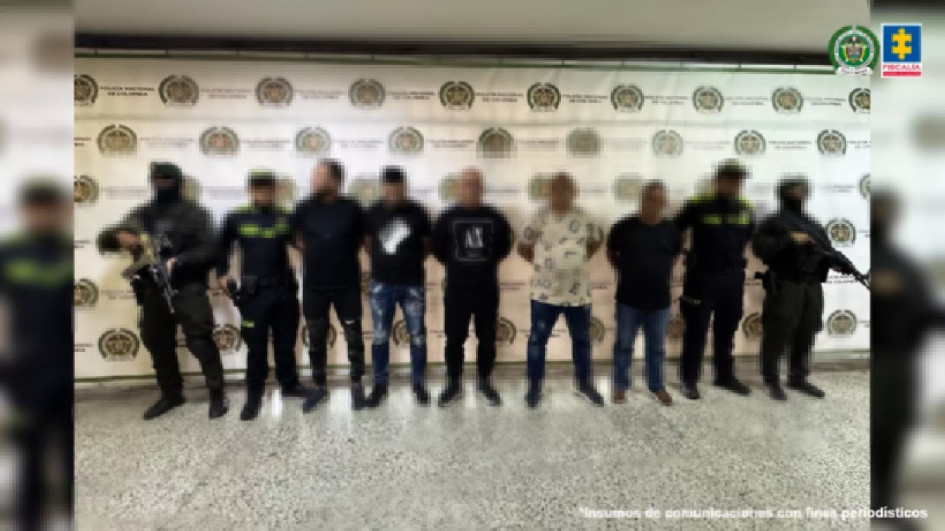 Los capturados presuntamente enviaban droga hacia Estados Unidos y Centro América 