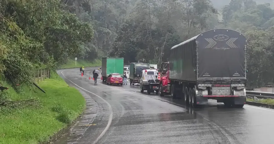 La vía Manizales-Bogotá es la ruta alterna a la vía Calarcá-Cajamarca, que entre el 11 y el 23 de septiembre tiene cierres por obras del Invías.