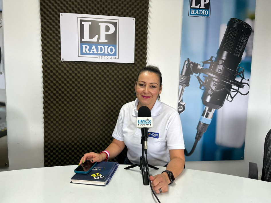  Dulfary Montoya, directora ejecutiva de Acopi Caldas. 