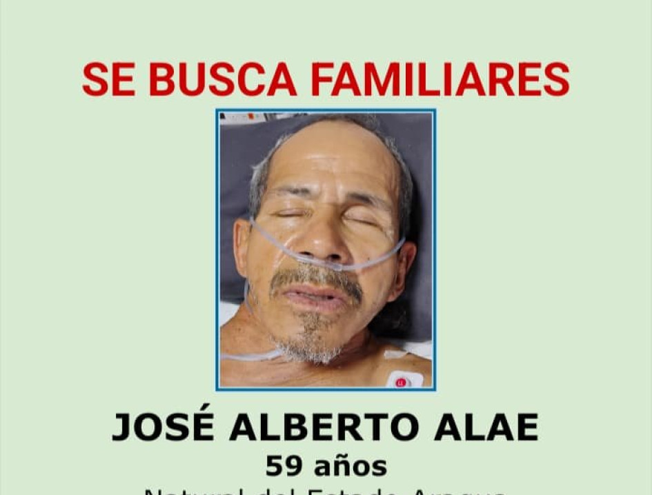 Una de las personas que requieren su ayuda.