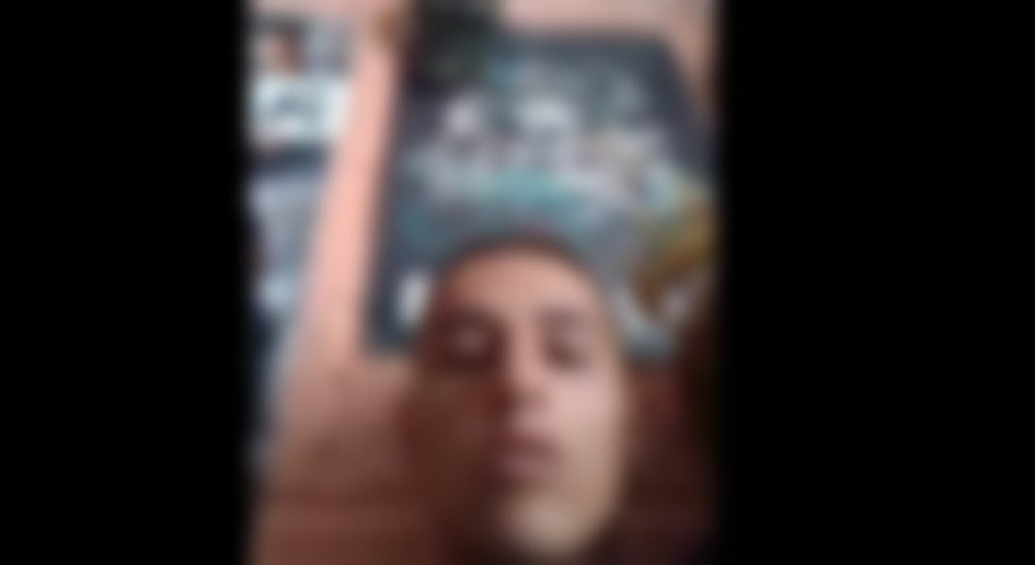 Juan Esteban se mostró sorprendido cuando le cambiaron la medida.