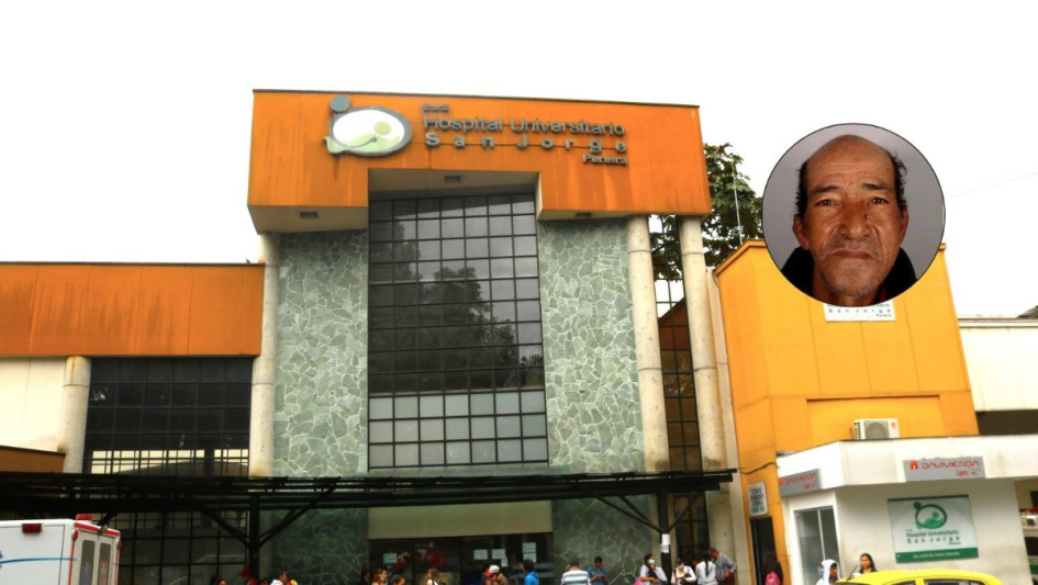 Jairo Antonio Sepúlveda de 55 años ingresó al hospital San Jorge de Pereira el 29 de agosto herido con arma blanca y con varios golpes en su cuerpo. 