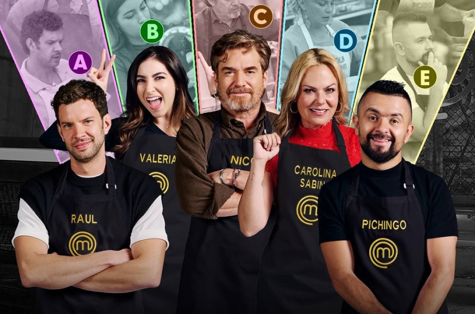 Raúl Ocampo, Valeria Aguilar, Nicolás Montero, Carolina Sabino y Pichingo.