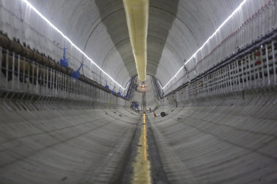 Túnel del metro de Panamá que cruza el Canal de Panamá