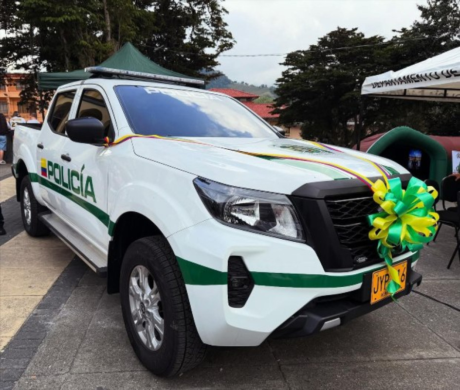 Vehículo entregado en Aranzazu.