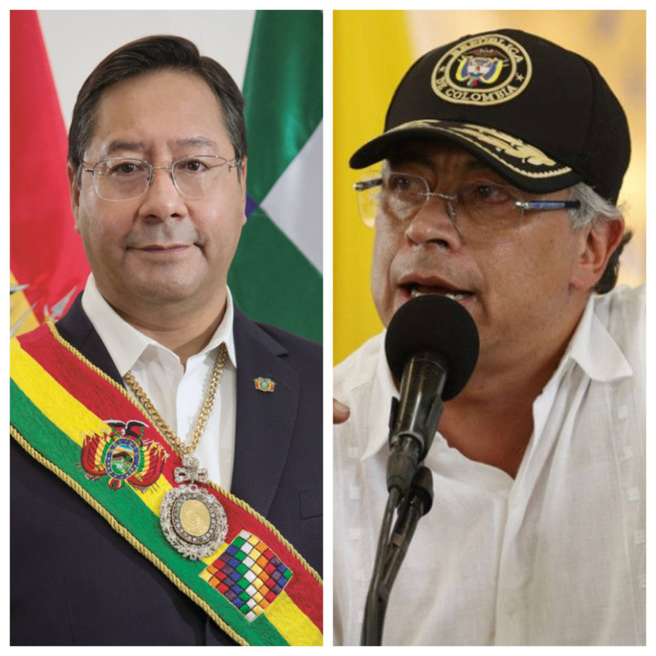 Bolivia y Colombia