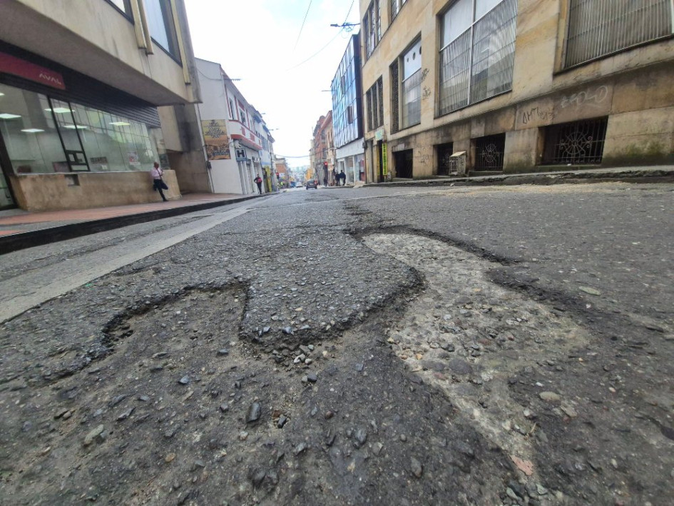 Los huecos de la calle 20.