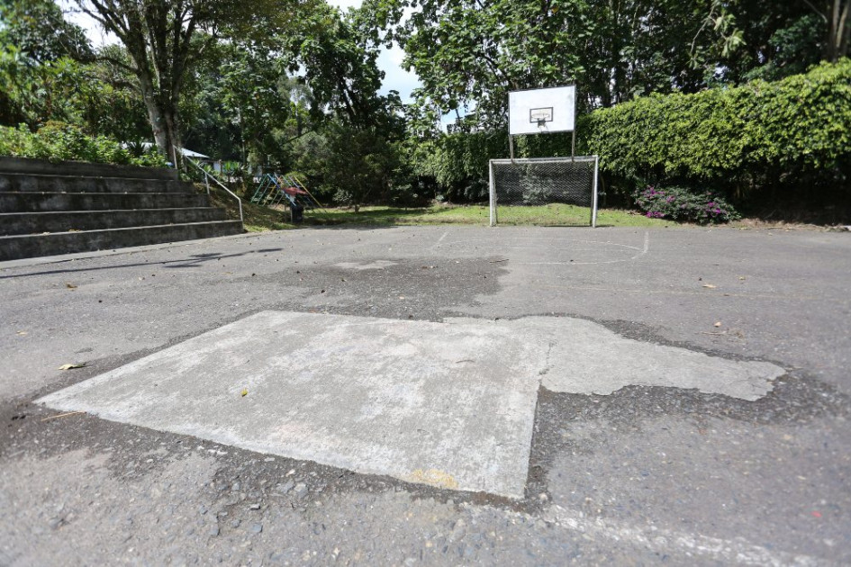 Este es el estado de la cancha.