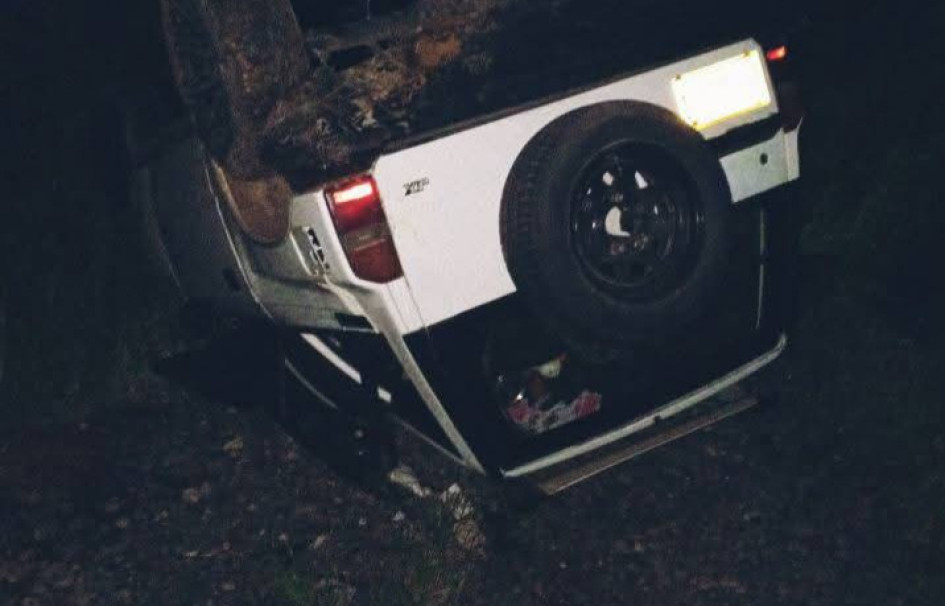 Volcamiento en Palestina.