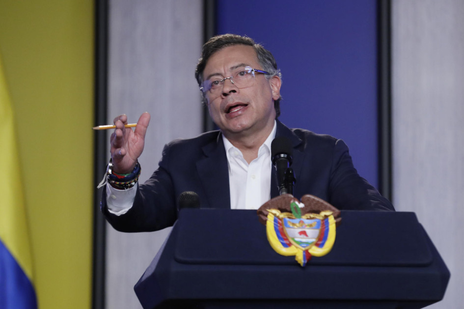 Gustavo Petro, presidente de Colombia.