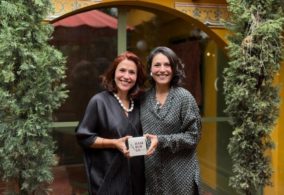 María Cristina y María Paulina Arango, propietarias de Hamburgo en Manizales.