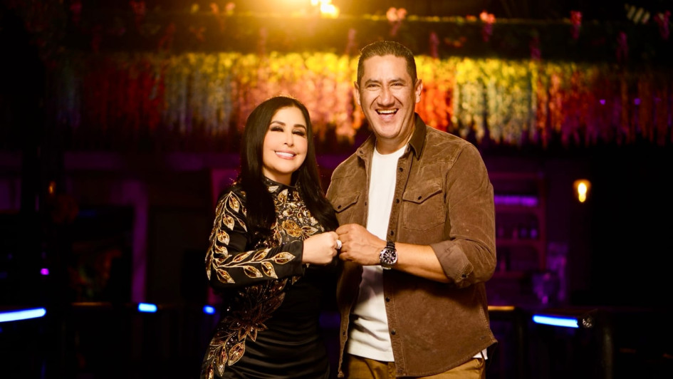 Arelys Henao y el 'Heredero'. 