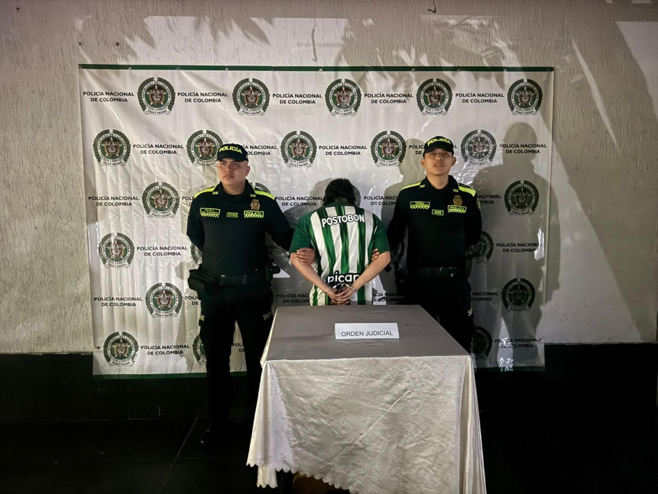 Tras la detención, el capturado fue dejado a disposición de la autoridad judicial competente, en cumplimiento del proceso.