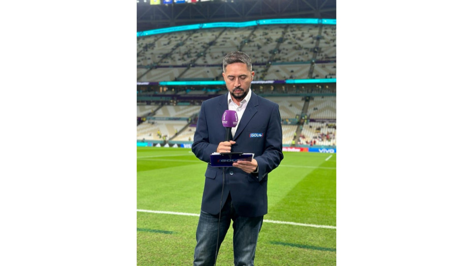 Luis Felipe Jaramillo, periodista deportivo manizaleño. 