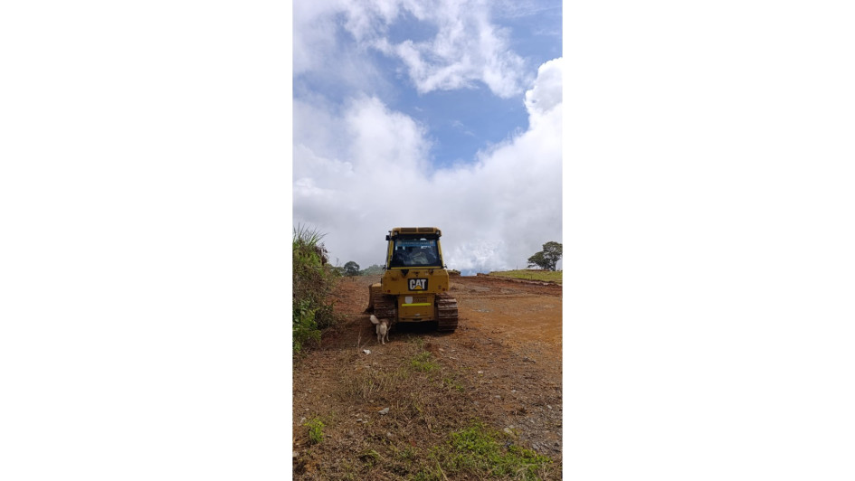 Este es el terreno donde está proyectado hacer la pista de motocross.