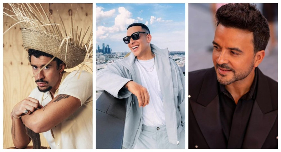 Bad Bunny, Daddy Yankee y Luis Fonsi. 
