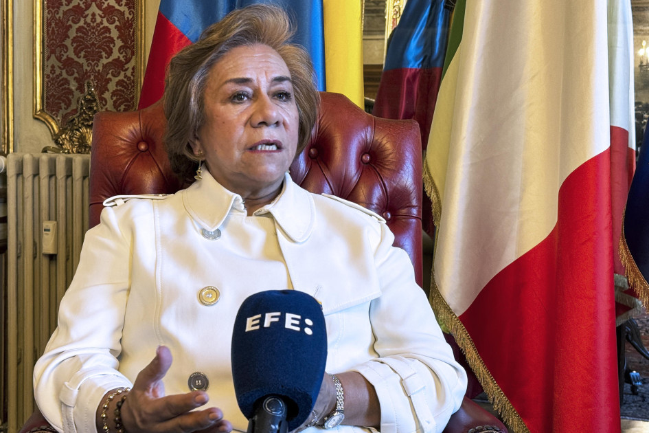 Rosa Villavicencio, ministra de Exteriores de Colombia.