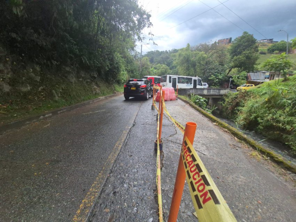 Este es el punto del puente del barrio La Asunción que van a intervenir. 