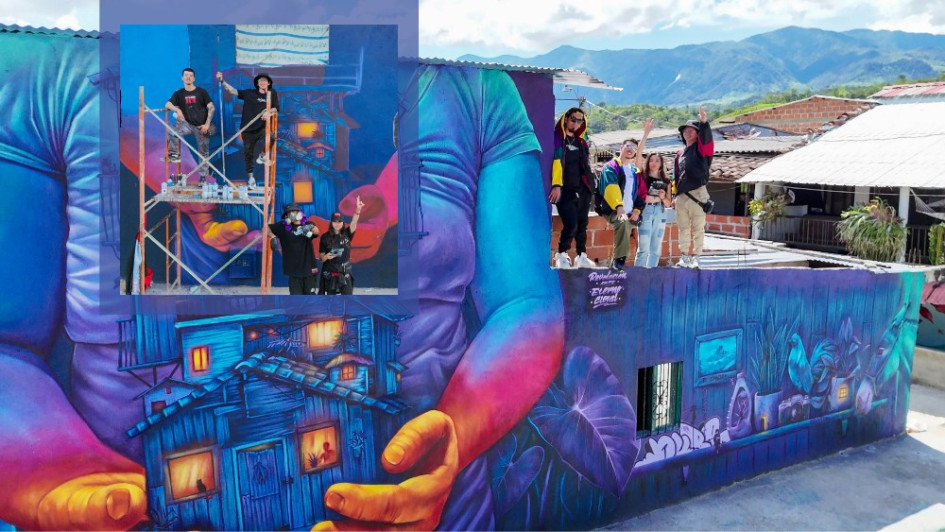 Sepc y Revolucionarte estuvieron presentes en el 5º Festival de Muralismo por la Paz “Memoria a todo color”, que se llevó a cabo en San Carlos (Antioquia). 