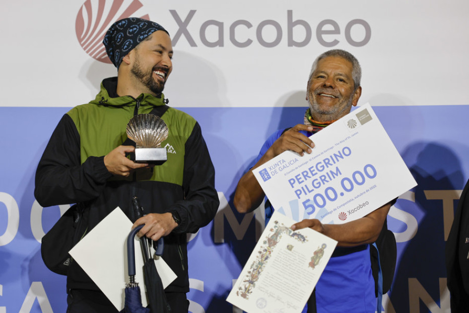 Jairo Forero Chaves, y su hijo Nicolás (i),