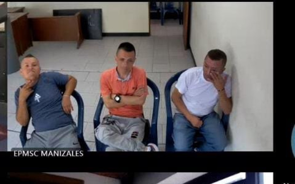 Tres de los condenados.