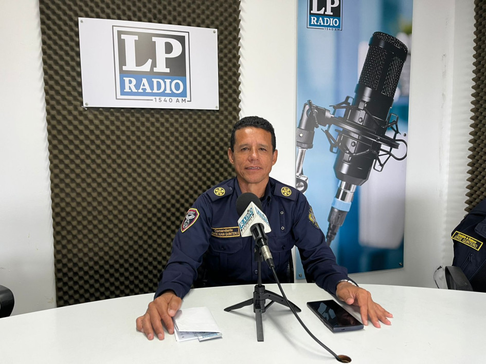   Jorge Iván Quintero, comandante del Cuerpo Oficial de Bomberos de Manizales. 
