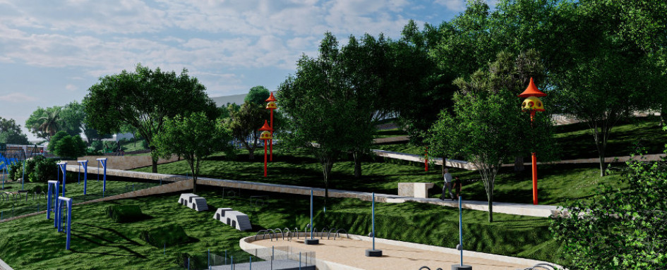 Los senderos harán que los adultos mayores, adultos, jóvenes y niños se movilicen mejor.