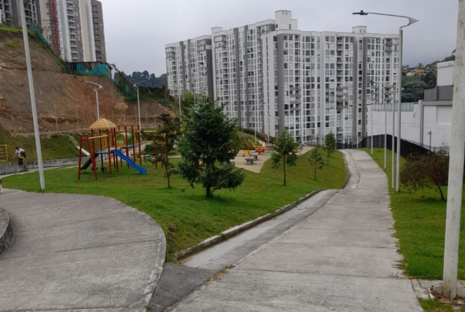 Área de cesión en Entre Bosques, Manizales.