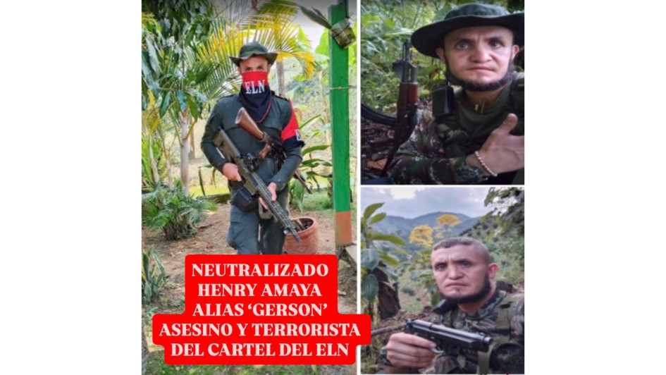 Alias Gerson fue abatido por las autoridades.